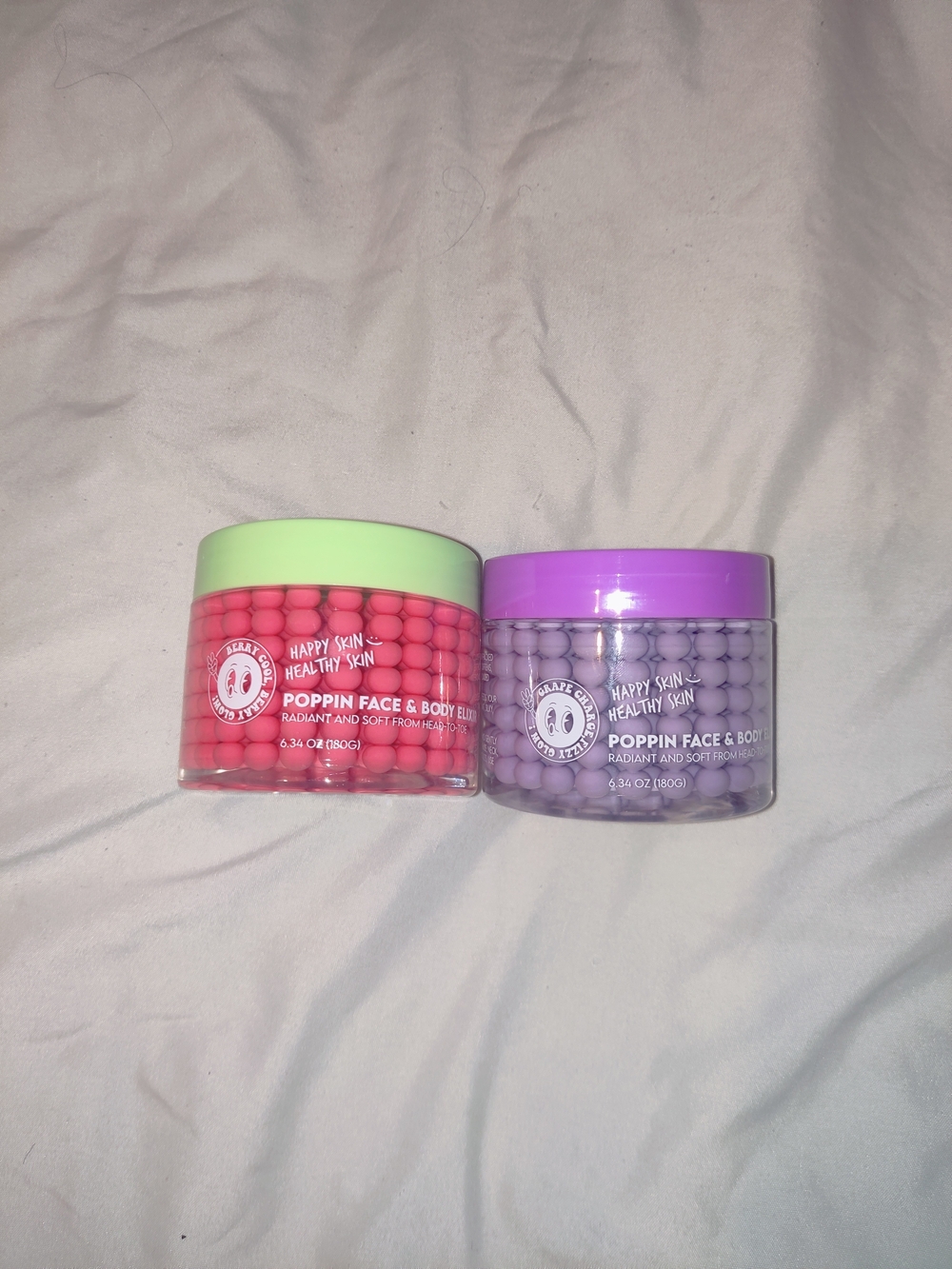 💜 Grape Pop 🍇🫧  & ♥️ Berry Pop 🍓🫧●Poppin Face & Body Elixer● Happy Skin